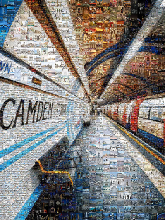 Stunning London Mosaic Artwork - Camden Station & Iconic Landmarks AtelierMosaics