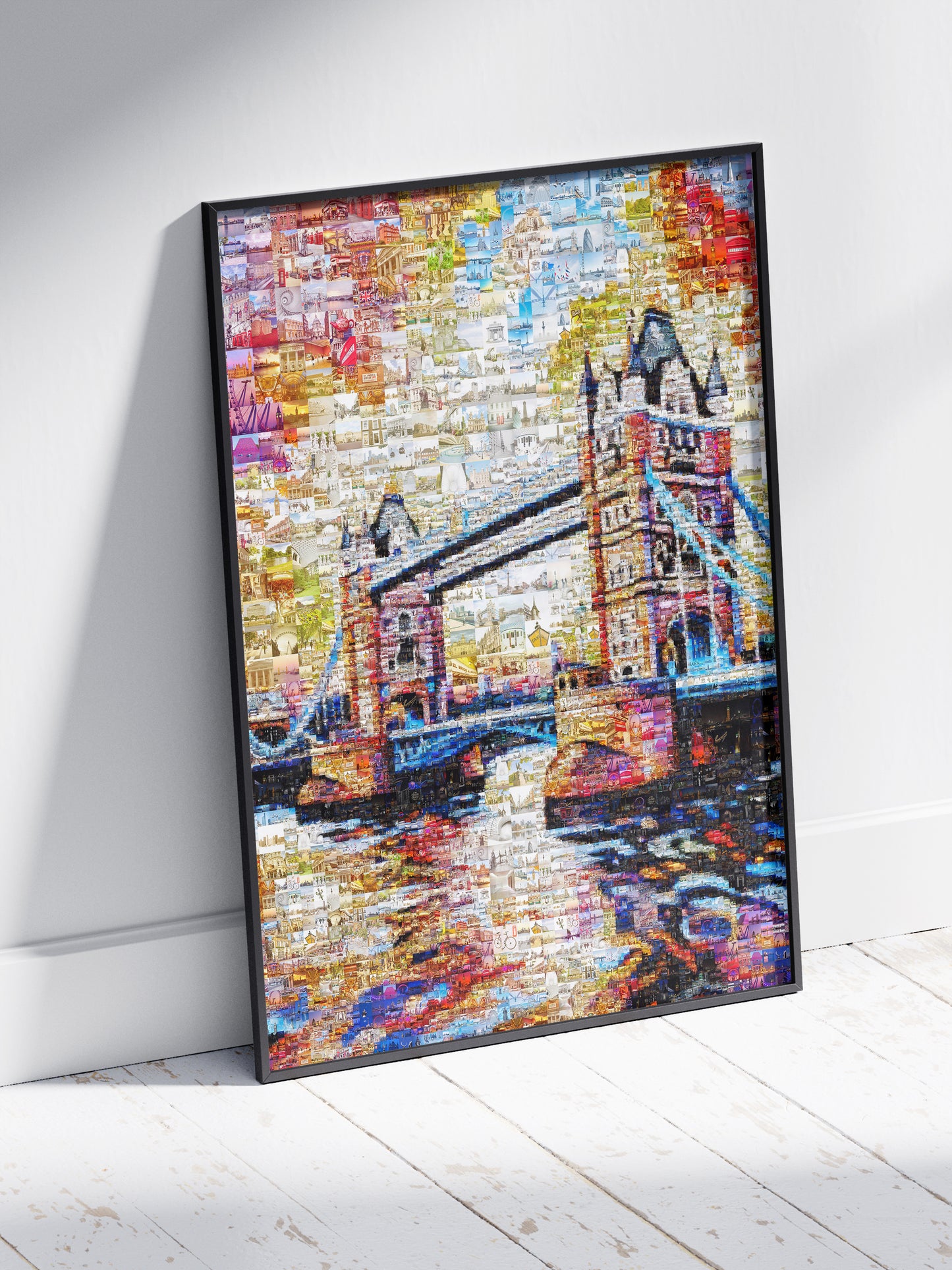 Stunning London Mosaic Artwork Featuring Iconic Tower Bridge - Perfect Home Decor AtelierMosaics