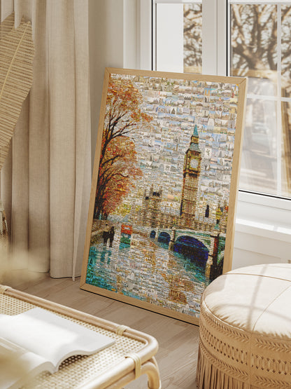 Stunning London Mosaic Artwork - Captivating Cityscape Décor for Home or Office AtelierMosaics