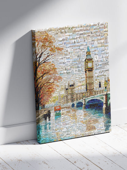 Stunning London Mosaic Artwork - Captivating Cityscape Décor for Home or Office AtelierMosaics