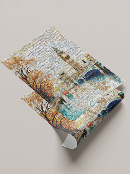 Stunning London Mosaic Artwork - Captivating Cityscape Décor for Home or Office AtelierMosaics