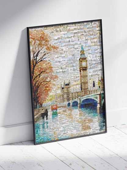 Stunning London Mosaic Artwork - Captivating Cityscape Décor for Home or Office AtelierMosaics