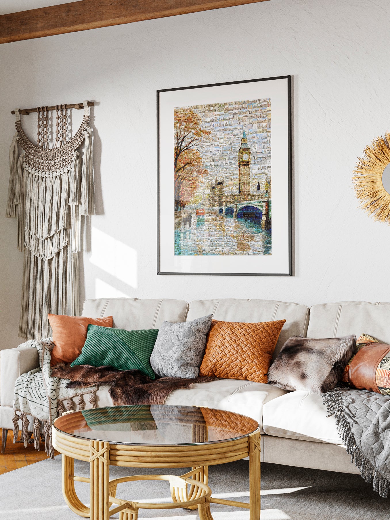 Stunning London Mosaic Artwork - Captivating Cityscape Décor for Home or Office AtelierMosaics