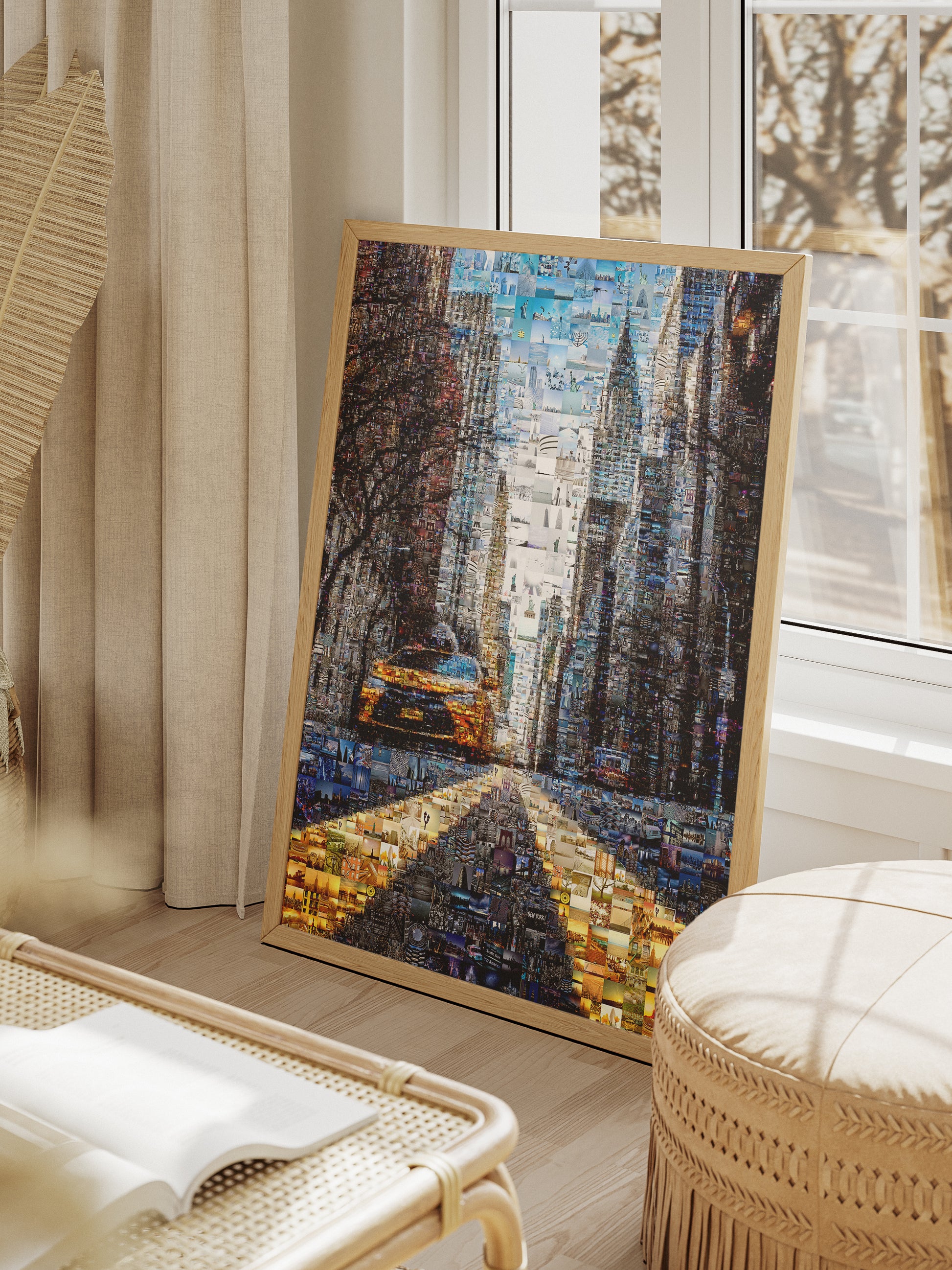 Stunning New York City Mosaic Art - Vibrant Urban Landscape Wall Decor AtelierMosaics