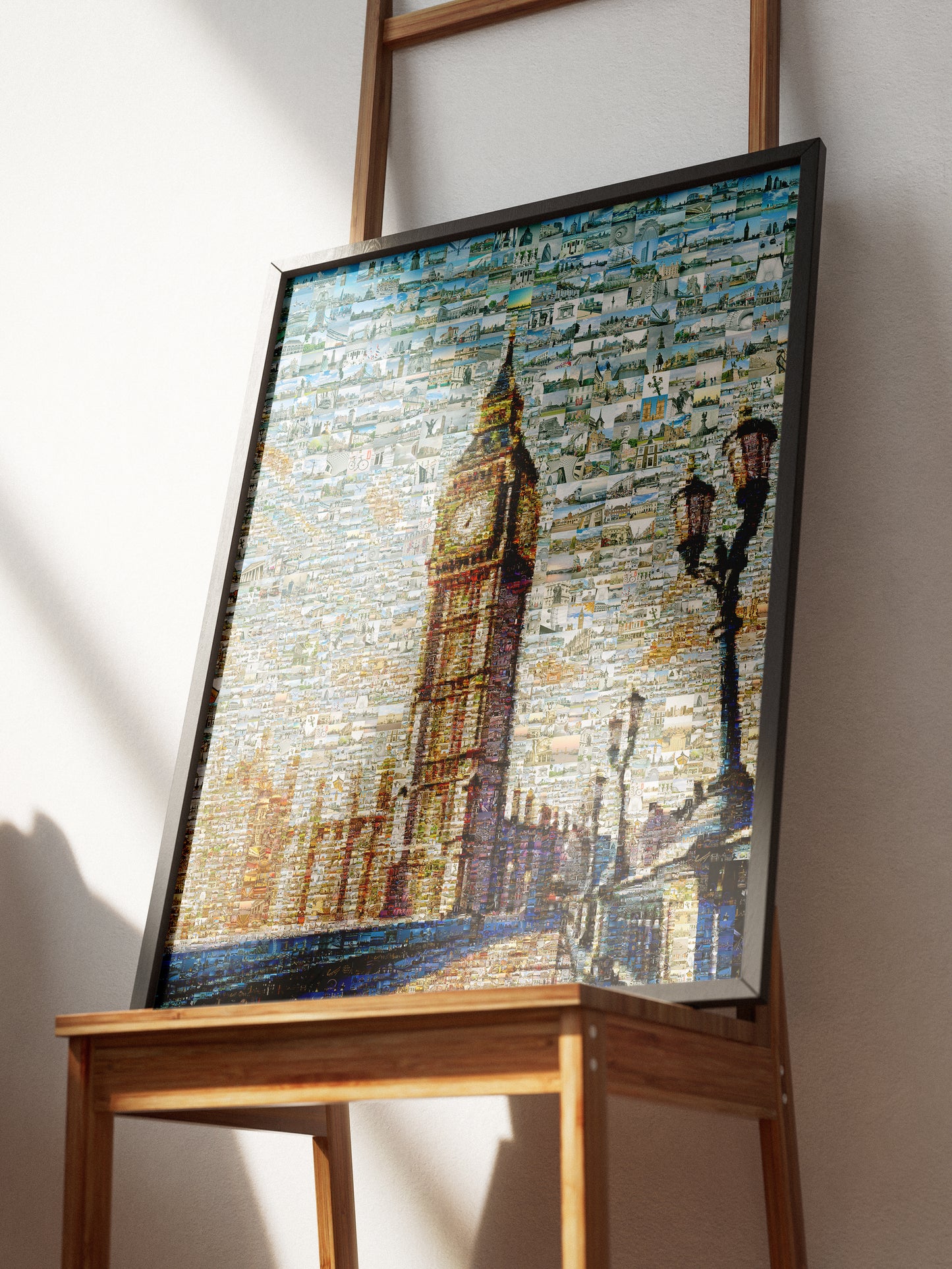 Stunning London Mosaic Artwork Featuring Iconic Big Ben and City Landmarks - Perfect for Home Decor AtelierMosaics