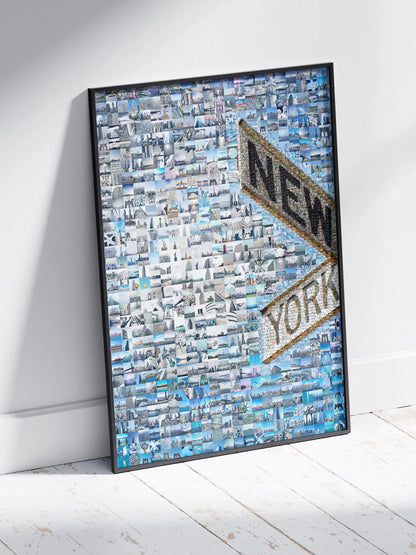 Stunning New York City Mosaic Art - Unique Wall Decor Featuring Iconic NYC Landmarks and Cityscapes AtelierMosaics