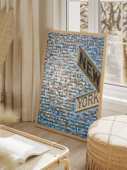 Stunning New York City Mosaic Art - Unique Wall Decor Featuring Iconic NYC Landmarks and Cityscapes AtelierMosaics
