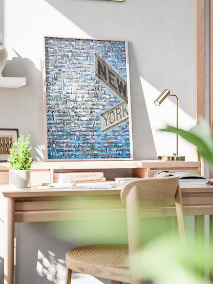 Stunning New York City Mosaic Art - Unique Wall Decor Featuring Iconic NYC Landmarks and Cityscapes AtelierMosaics