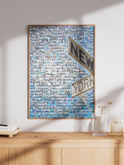 Stunning New York City Mosaic Art - Unique Wall Decor Featuring Iconic NYC Landmarks and Cityscapes AtelierMosaics