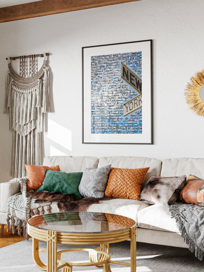 Stunning New York City Mosaic Art - Unique Wall Decor Featuring Iconic NYC Landmarks and Cityscapes AtelierMosaics