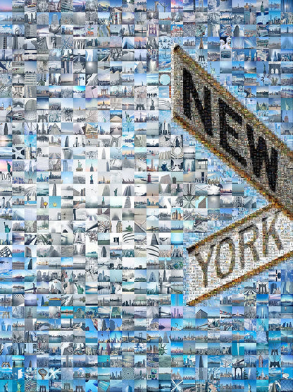 Stunning New York City Mosaic Art - Unique Wall Decor Featuring Iconic NYC Landmarks and Cityscapes AtelierMosaics