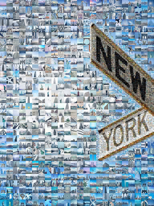 Stunning New York City Mosaic Art - Unique Wall Decor Featuring Iconic NYC Landmarks and Cityscapes AtelierMosaics