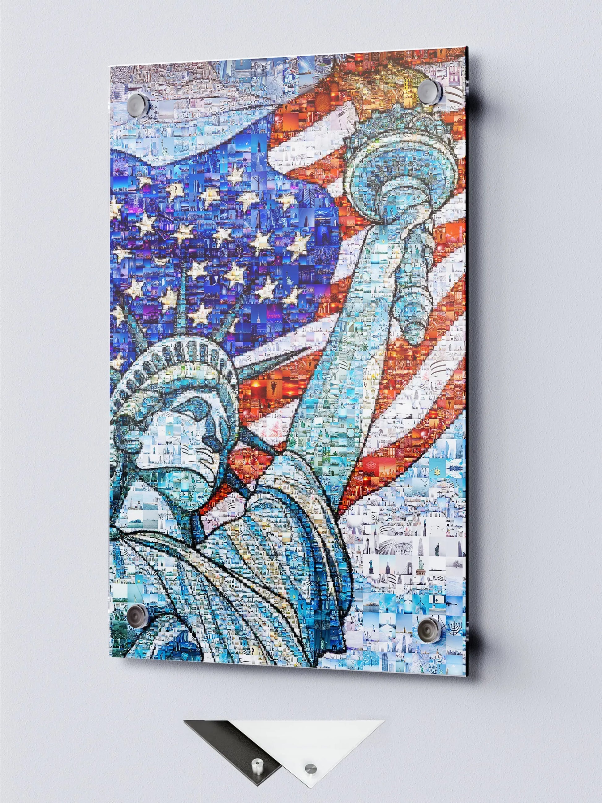 Statue of Liberty Mosaic Art - Unique American Wall Decor for Home & Office AtelierMosaics
