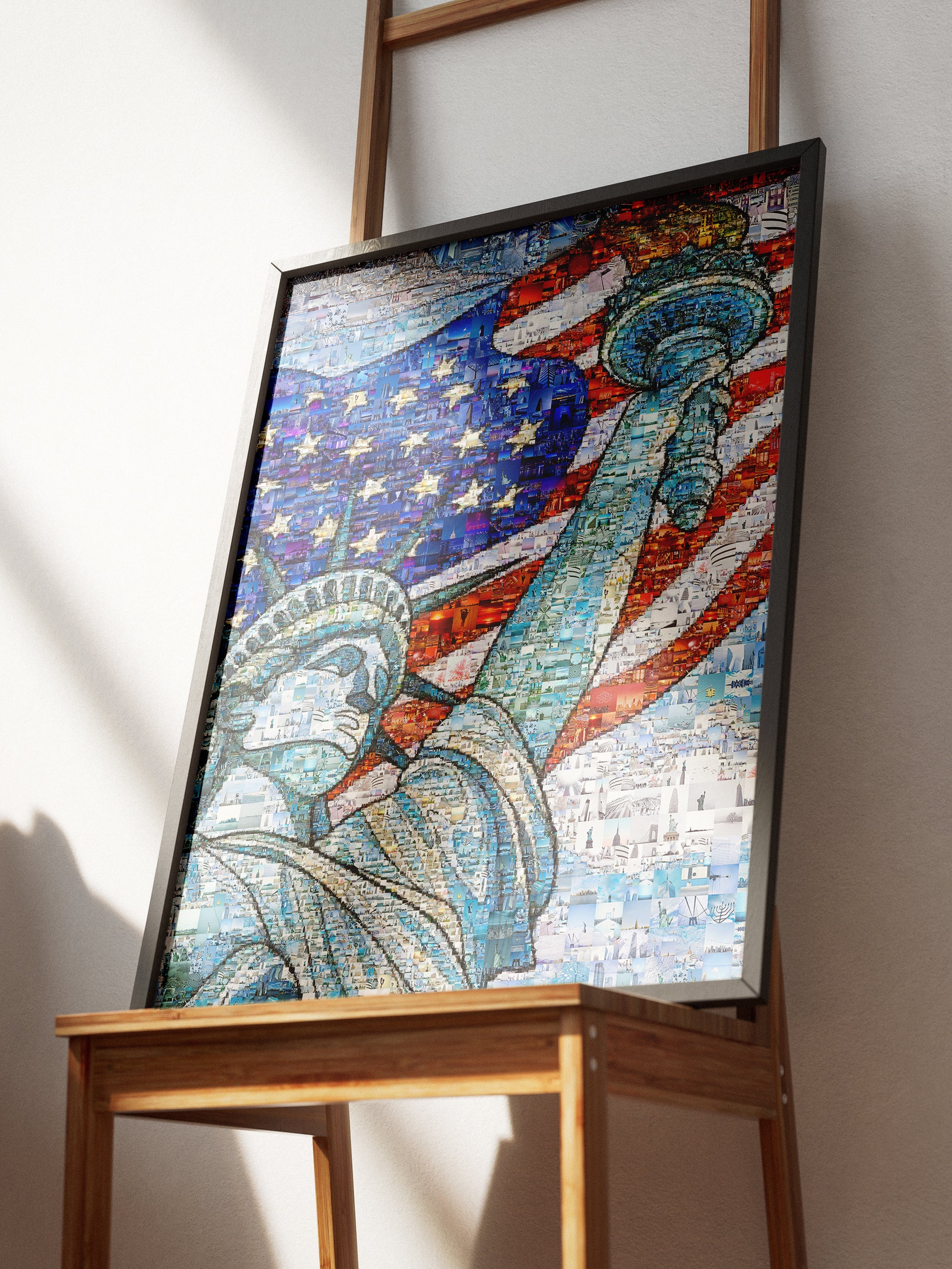 Statue of Liberty Mosaic Art - Unique American Wall Decor for Home & Office AtelierMosaics