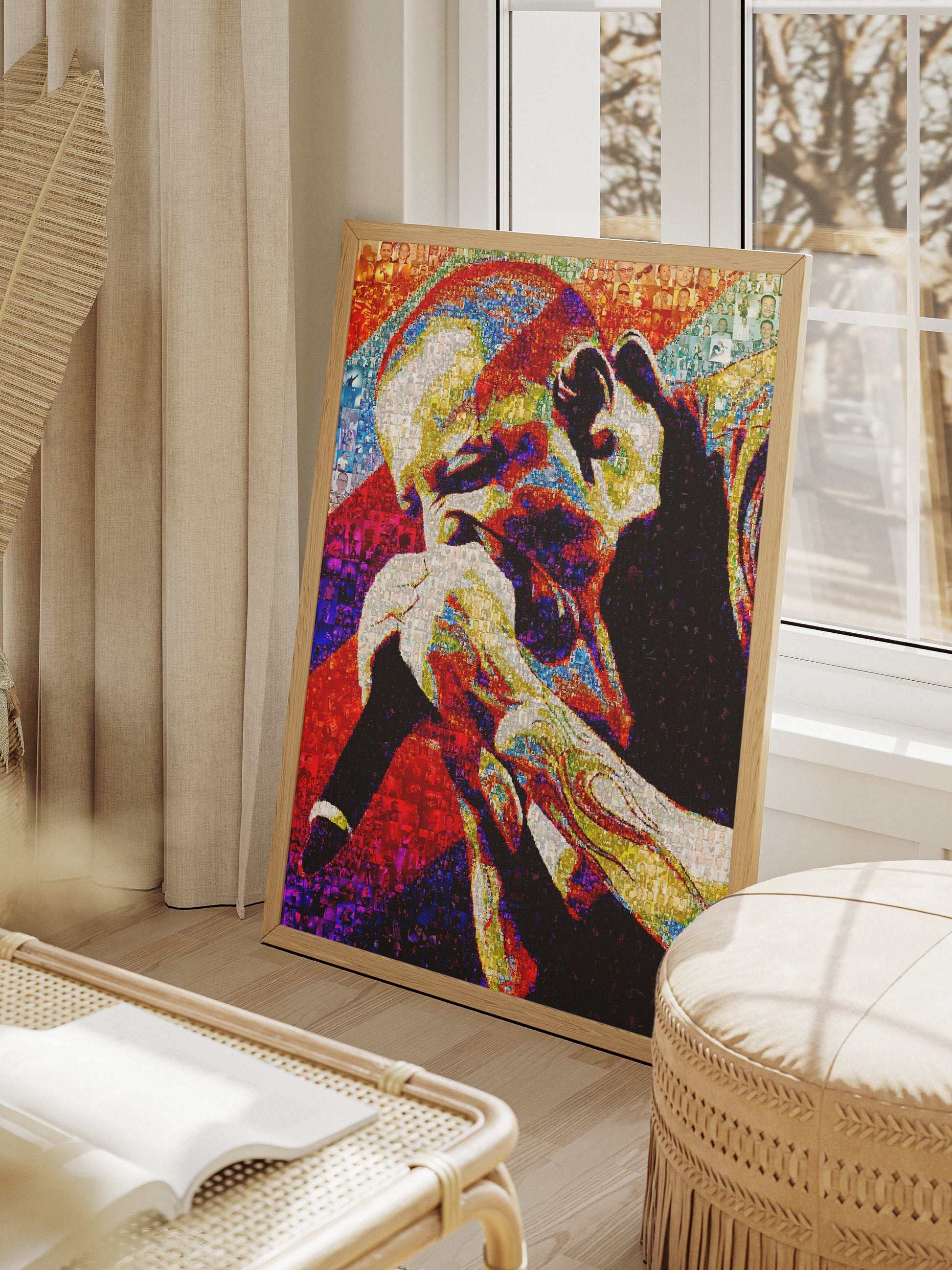 Chester Bennington Mosaic Art | Iconic Linkin Park Tribute Artwork AtelierMosaics