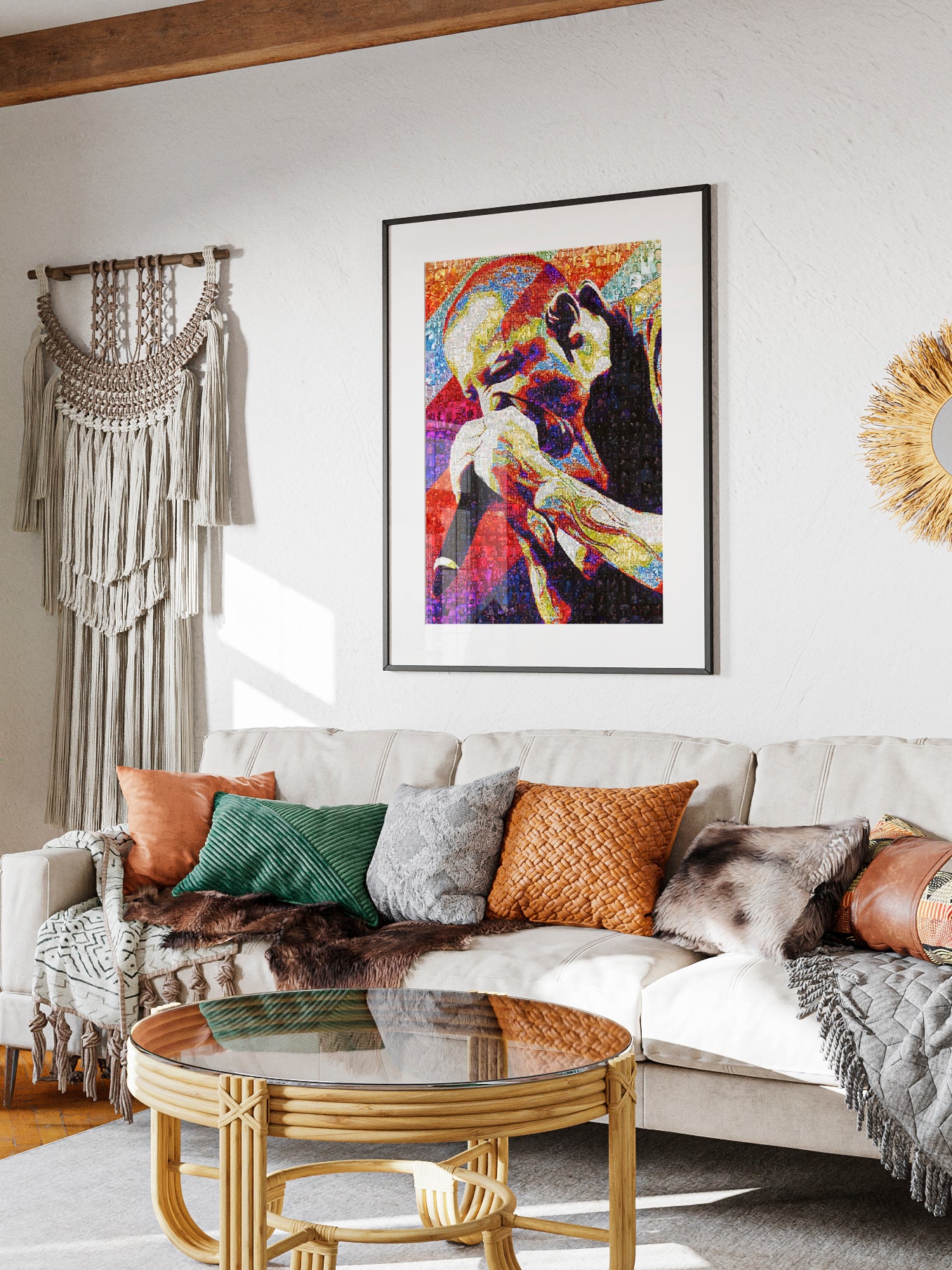 Chester Bennington Mosaic Art | Iconic Linkin Park Tribute Artwork AtelierMosaics