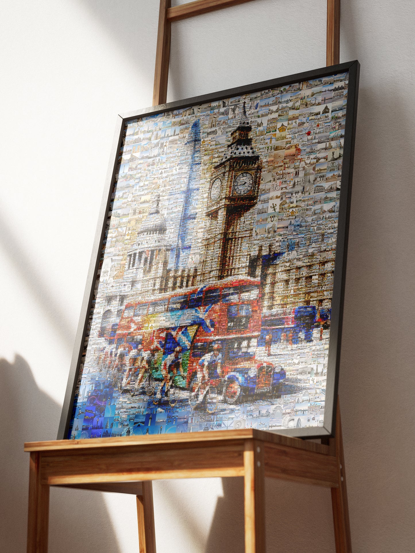 Vibrant London Mosaic Artwork - Unique Cityscape Wall Art for Home or Office AtelierMosaics