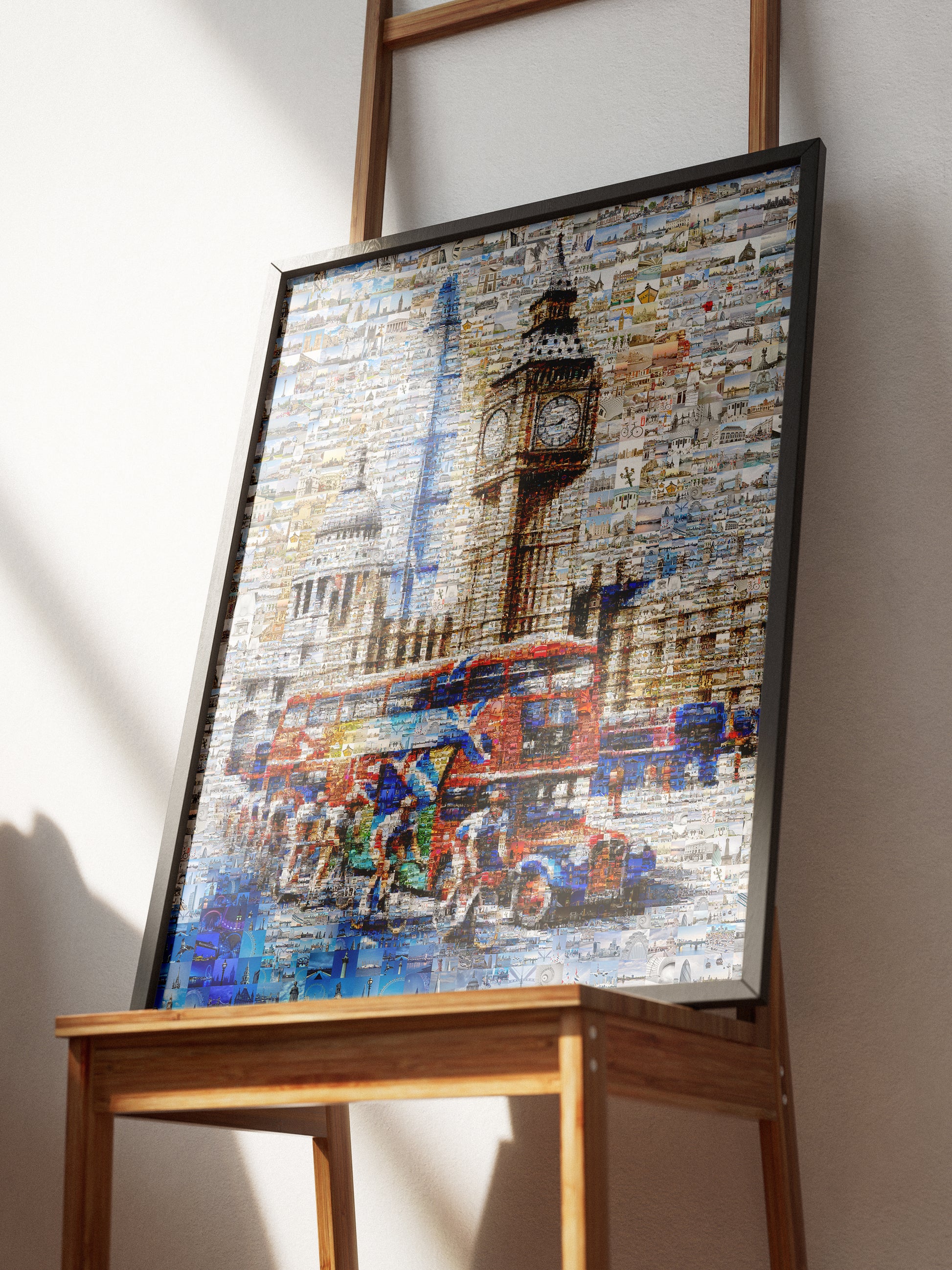 Vibrant London Mosaic Artwork - Unique Cityscape Wall Art for Home or Office AtelierMosaics