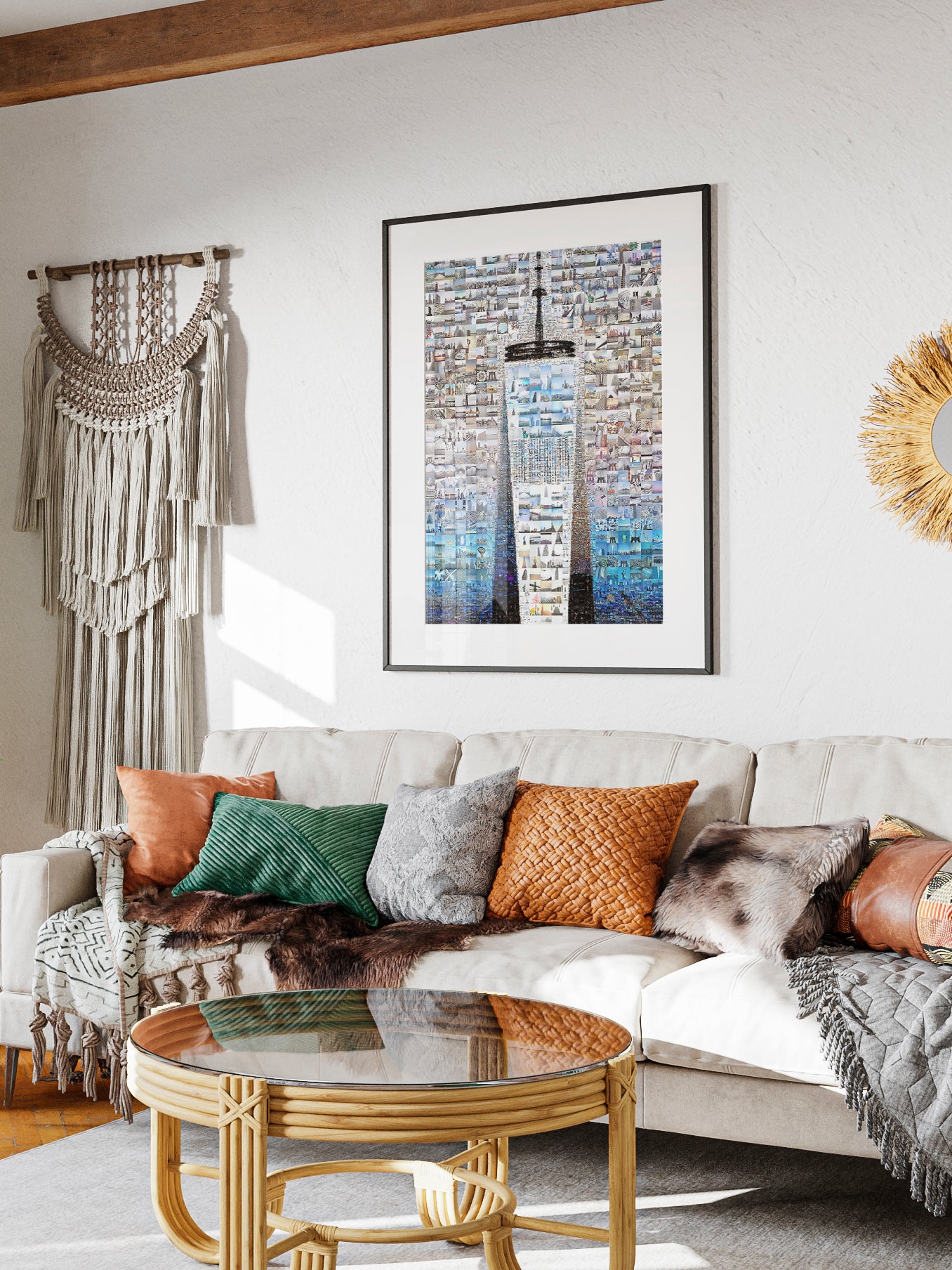 Stunning Mosaic Artwork of Iconic Cityscapes – Unique Wall Décor for Home or Office AtelierMosaics