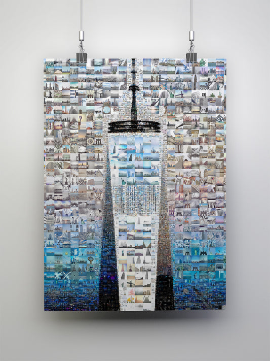 Stunning Mosaic Artwork of Iconic Cityscapes – Unique Wall Décor for Home or Office