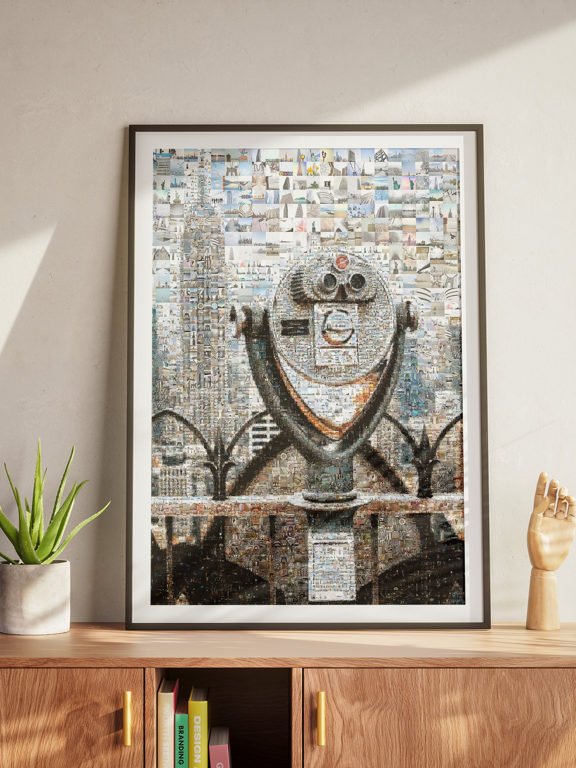 Stunning Cityscape Mosaic Art - Unique Wall Decor for Home & Office AtelierMosaics