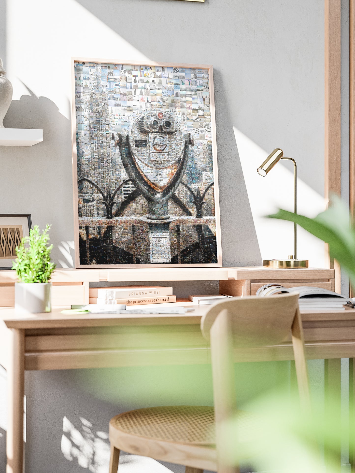 Stunning Cityscape Mosaic Art - Unique Wall Decor for Home & Office AtelierMosaics