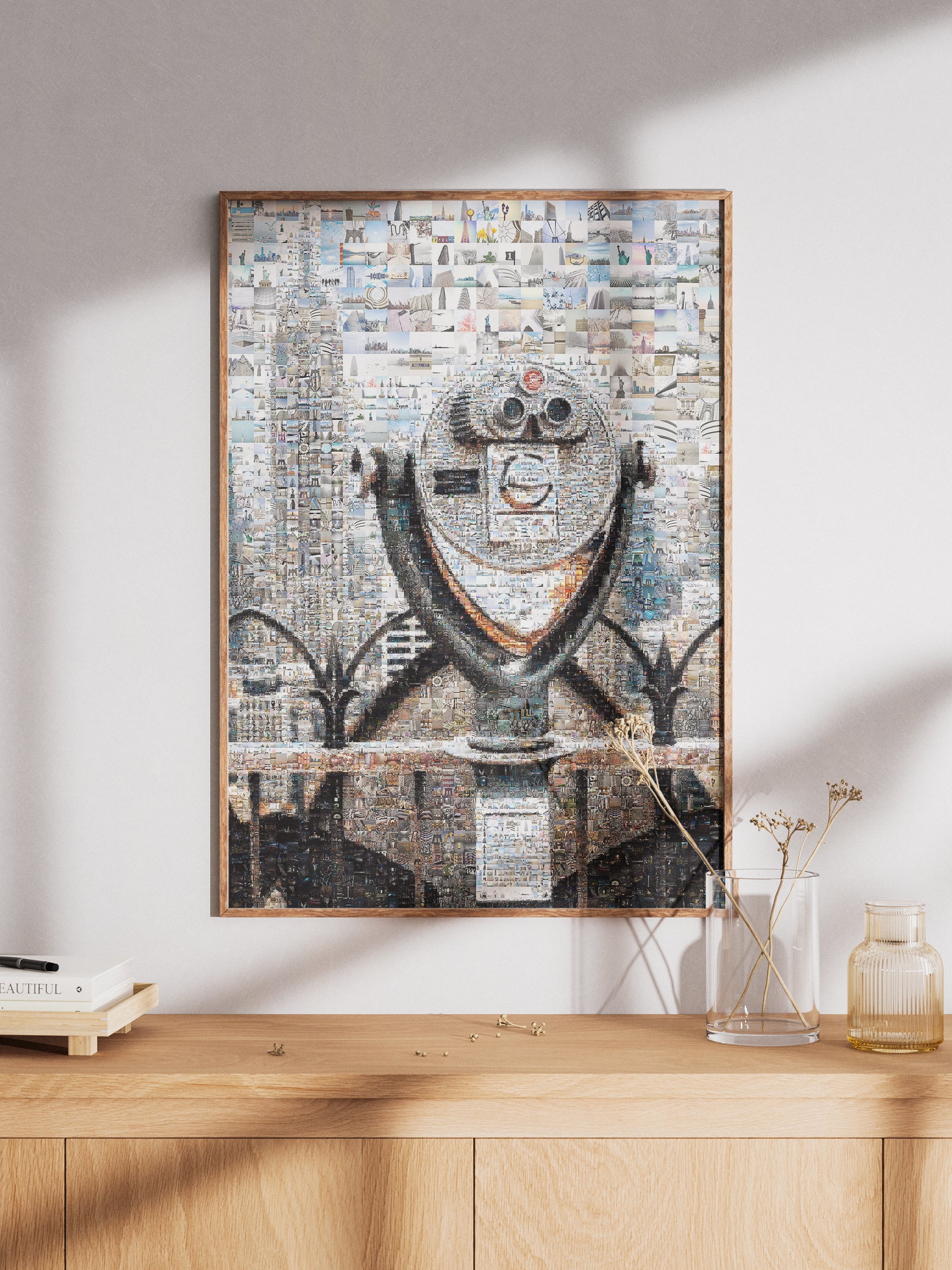 Stunning Cityscape Mosaic Art - Unique Wall Decor for Home & Office AtelierMosaics