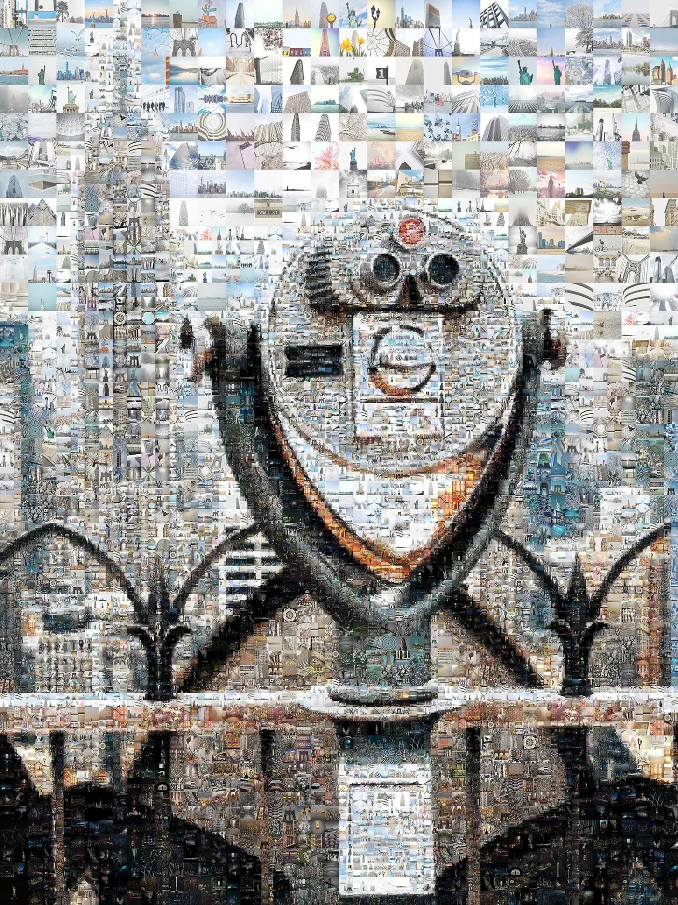 Stunning Cityscape Mosaic Art - Unique Wall Decor for Home & Office AtelierMosaics