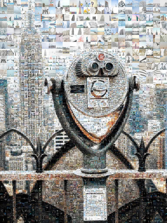 Stunning Cityscape Mosaic Art - Unique Wall Decor for Home & Office AtelierMosaics