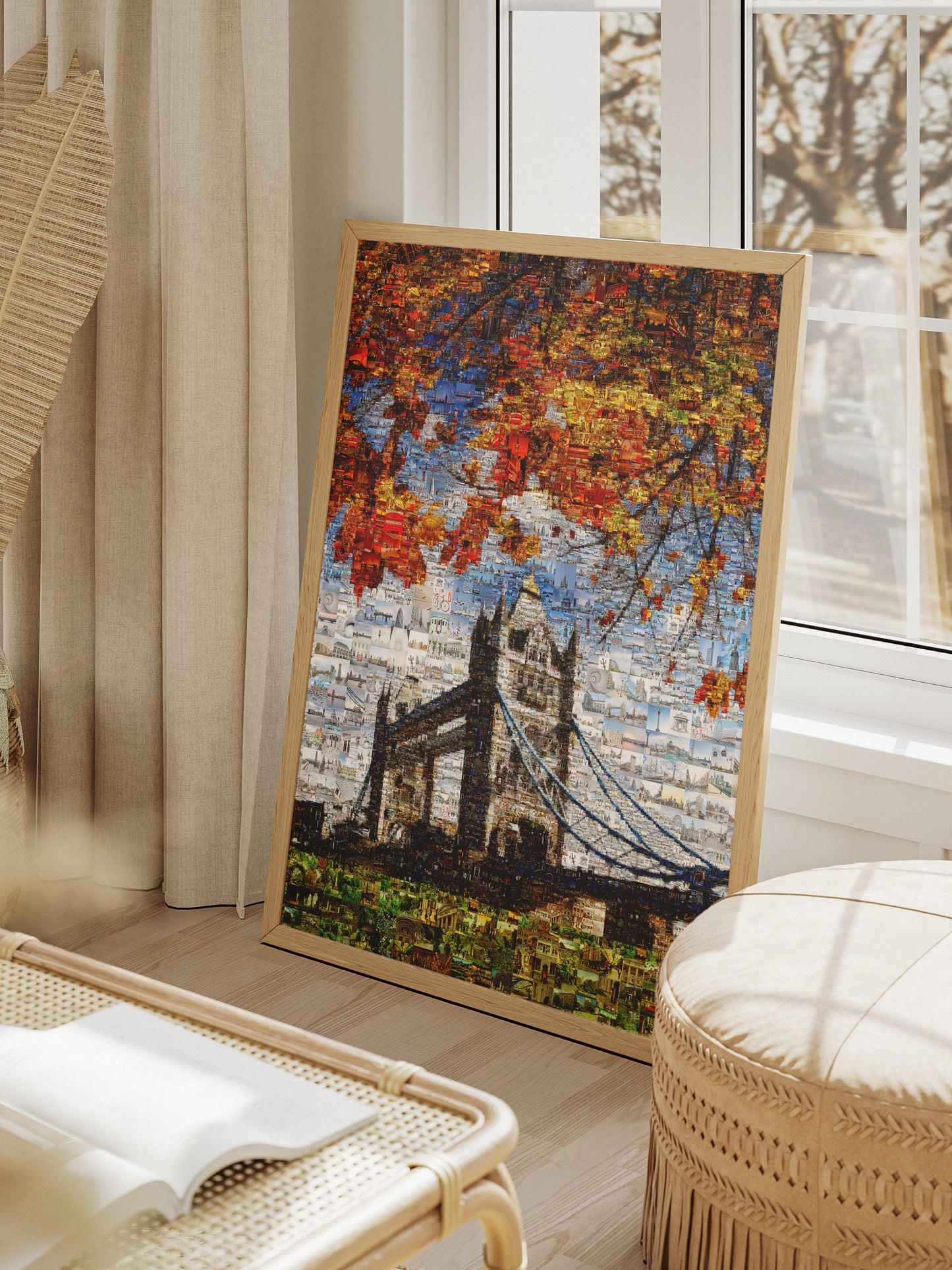 Stunning London Mosaic Artwork - Iconic Tower Bridge and Cityscape AtelierMosaics