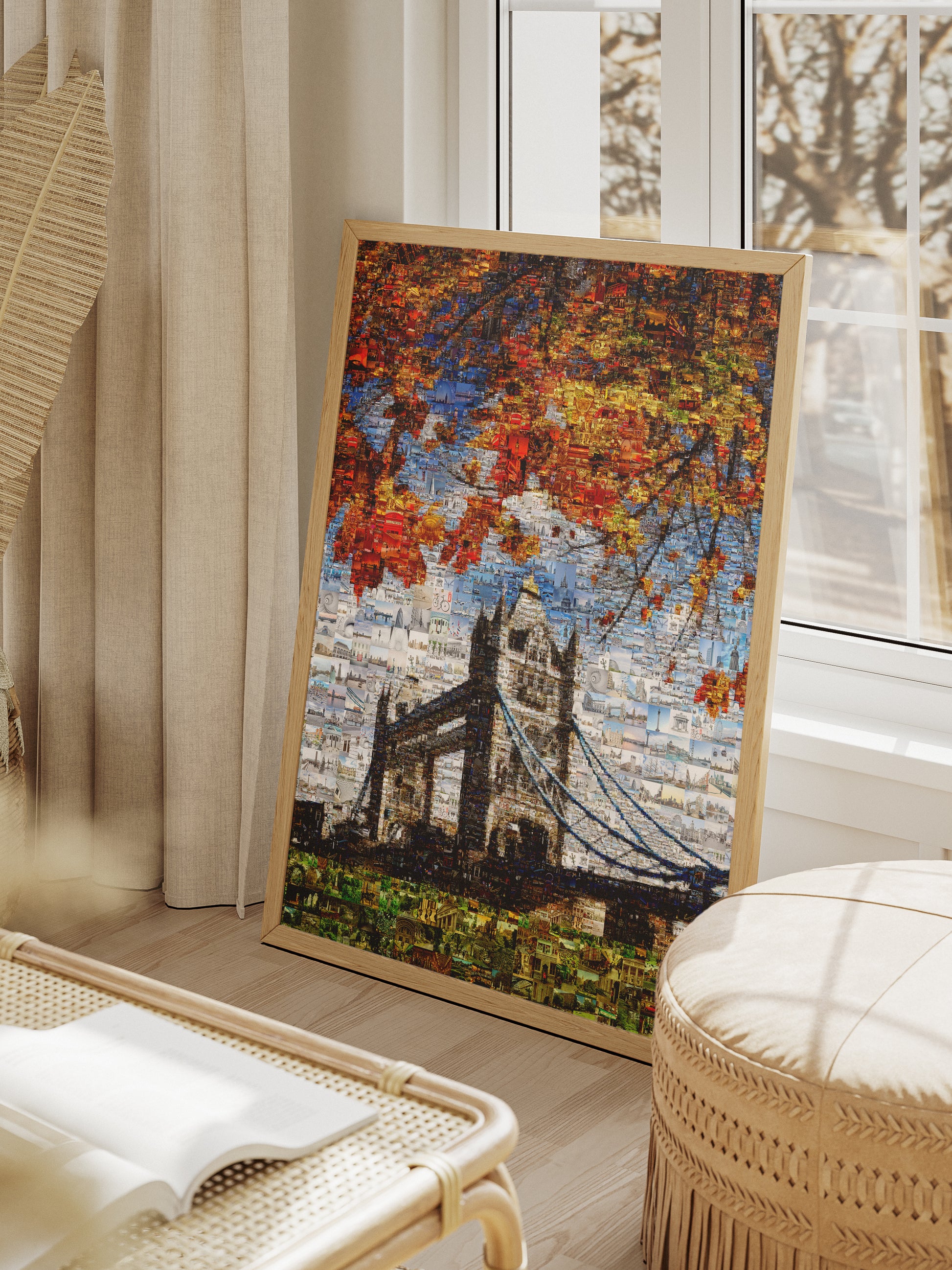 Stunning London Mosaic Artwork - Iconic Tower Bridge and Cityscape AtelierMosaics
