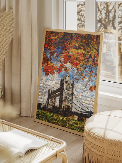 Stunning London Mosaic Artwork - Iconic Tower Bridge and Cityscape AtelierMosaics