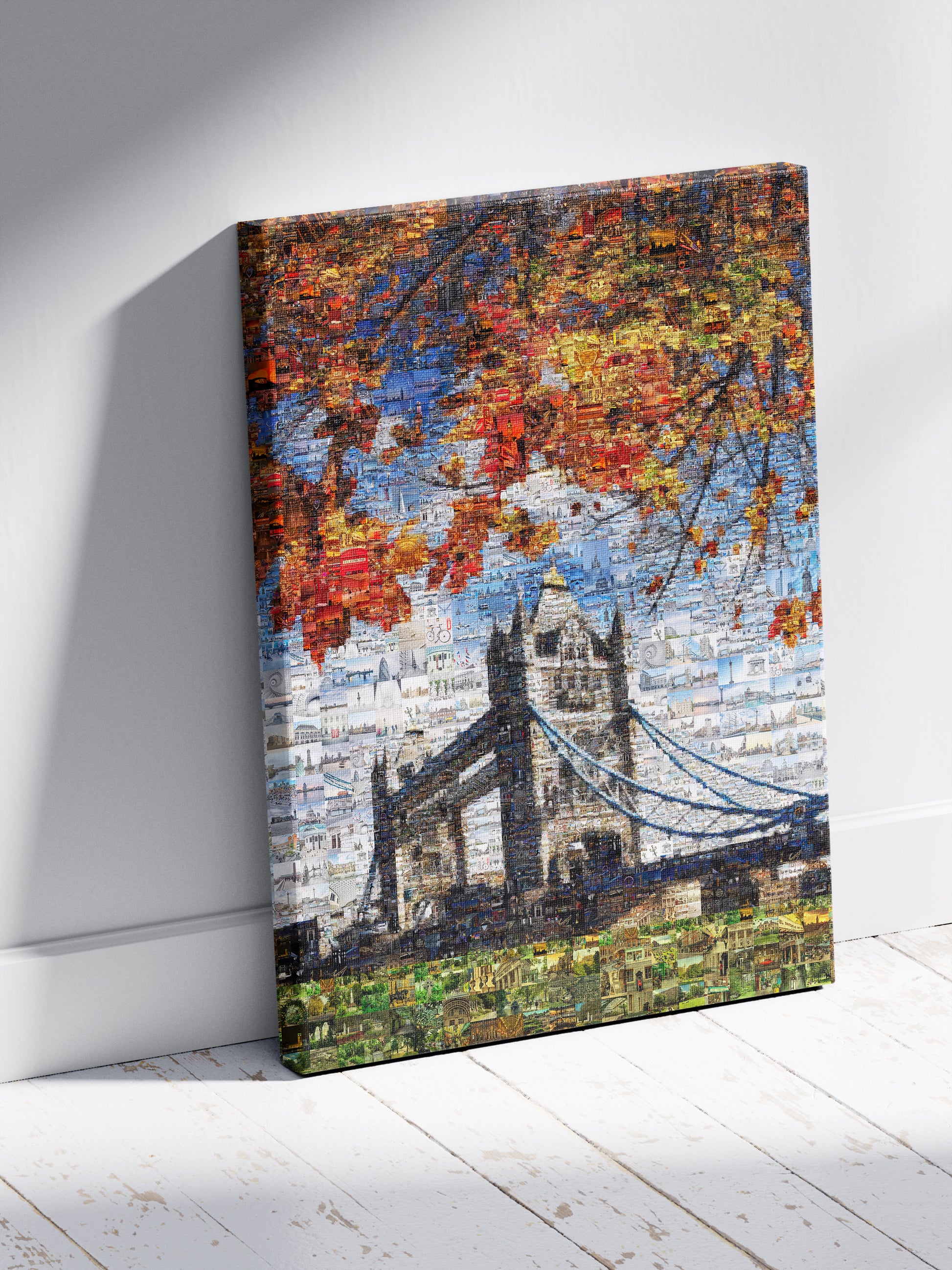 Stunning London Mosaic Artwork - Iconic Tower Bridge and Cityscape AtelierMosaics