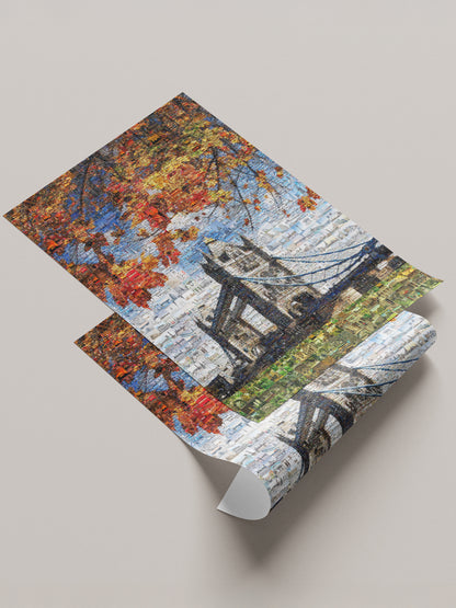 Stunning London Mosaic Artwork - Iconic Tower Bridge and Cityscape AtelierMosaics