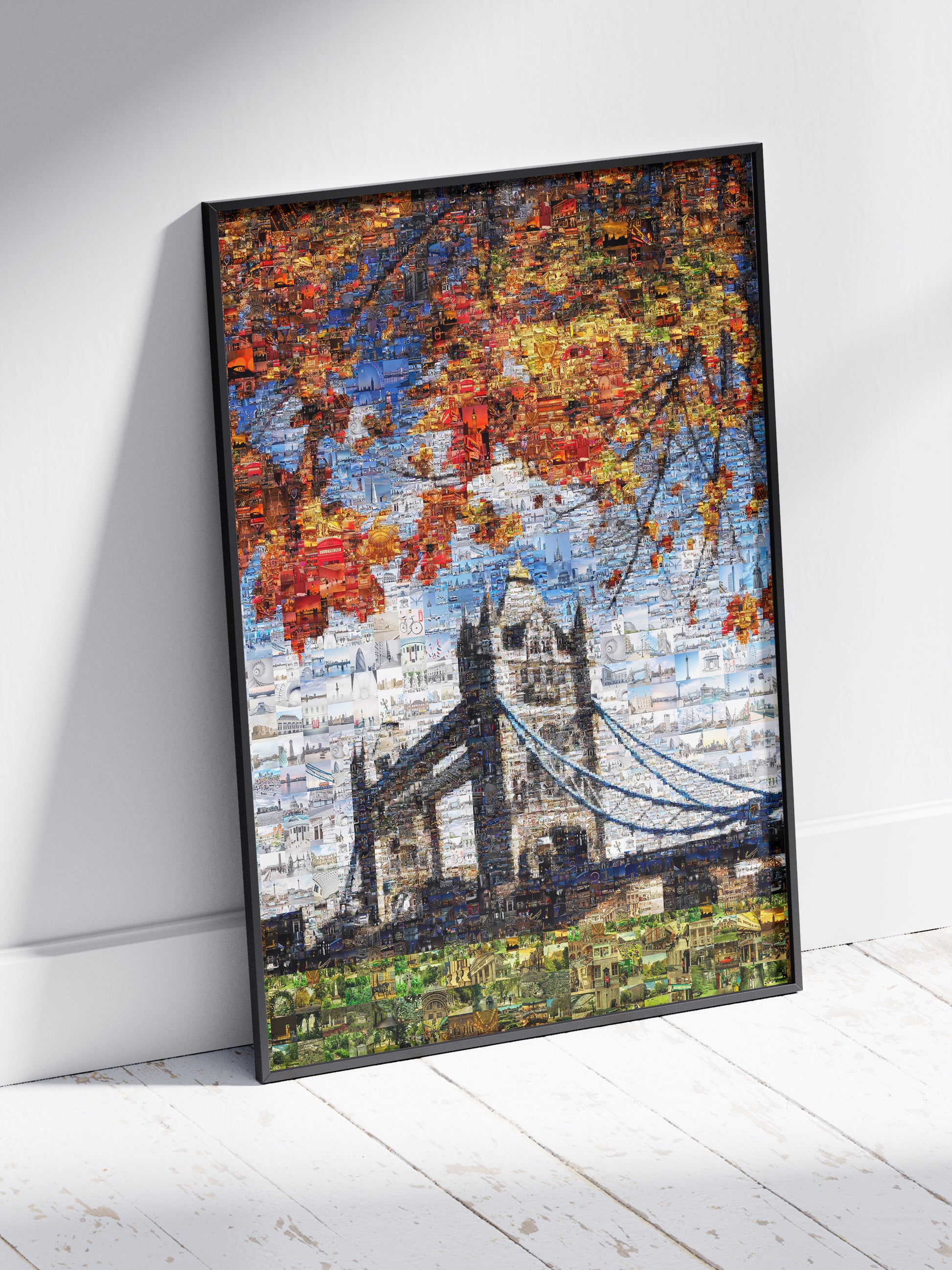 Stunning London Mosaic Artwork - Iconic Tower Bridge and Cityscape AtelierMosaics
