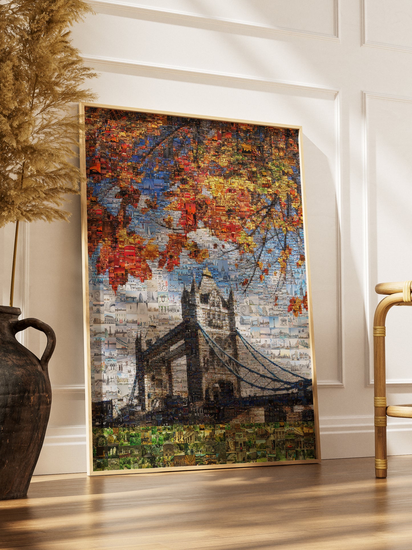 Stunning London Mosaic Artwork - Iconic Tower Bridge and Cityscape AtelierMosaics