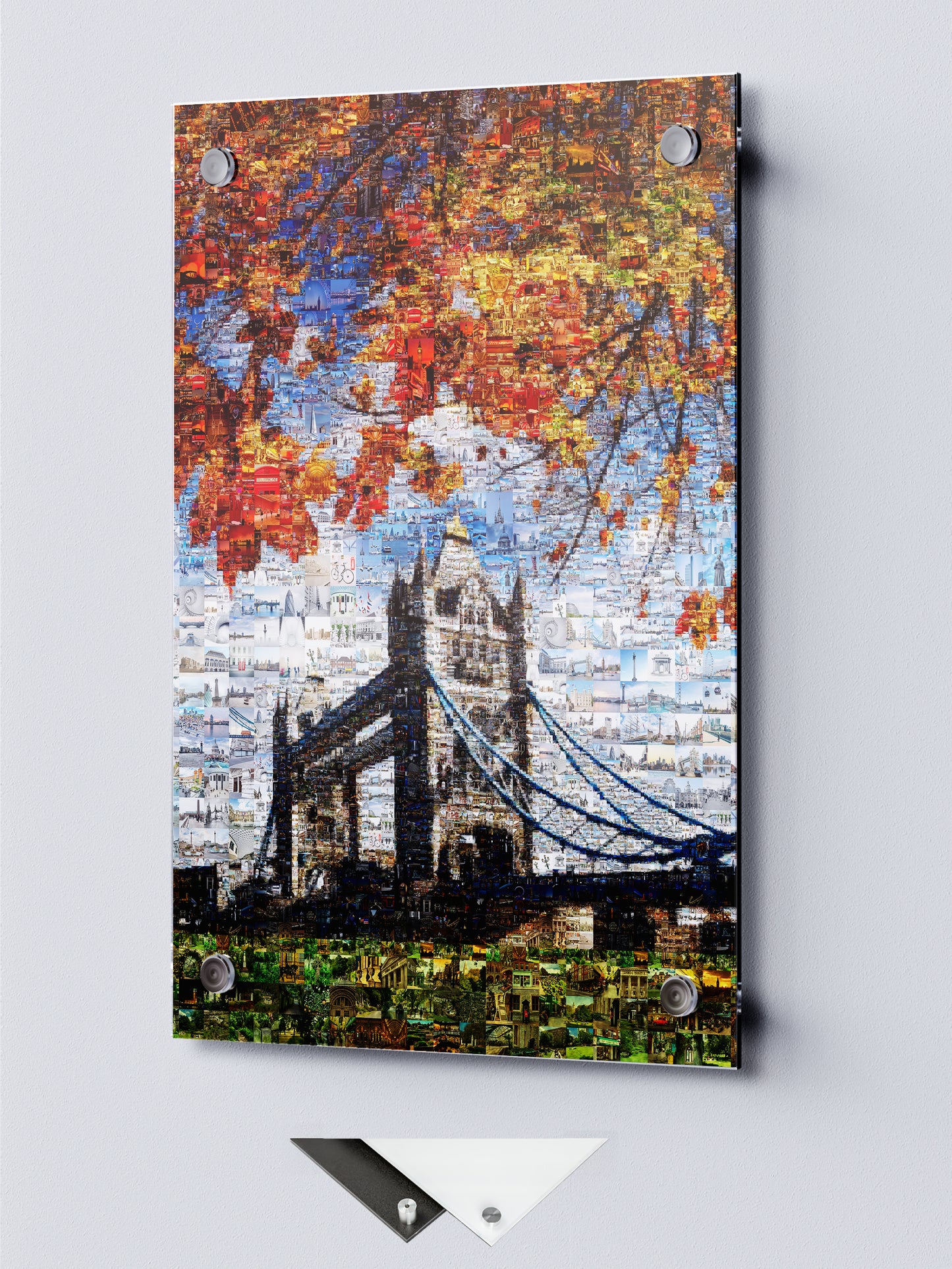 Stunning London Mosaic Artwork - Iconic Tower Bridge and Cityscape AtelierMosaics