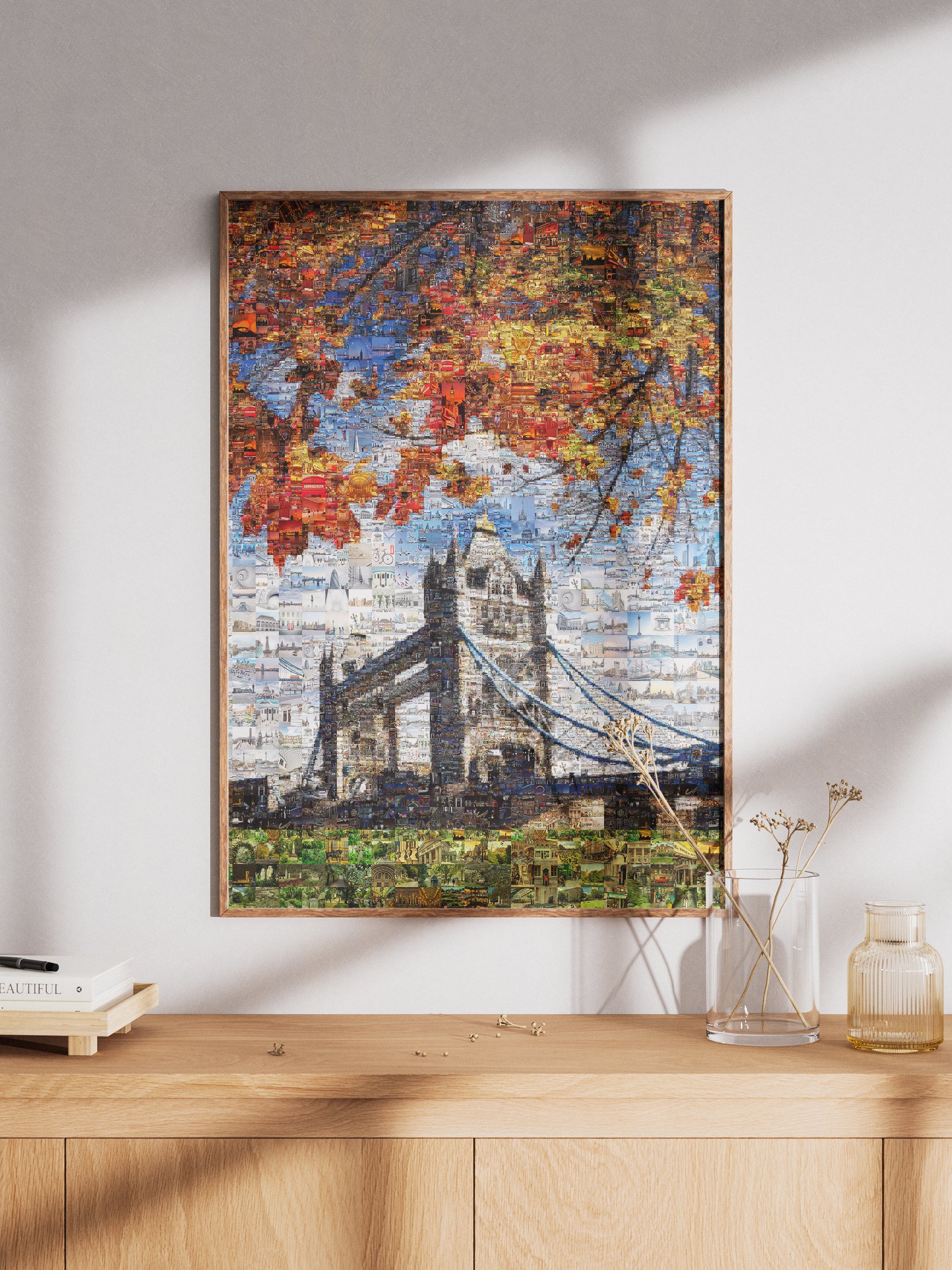 Stunning London Mosaic Artwork - Iconic Tower Bridge and Cityscape AtelierMosaics