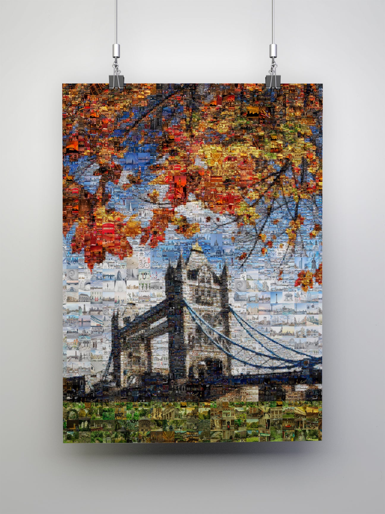 Stunning London Mosaic Artwork - Iconic Tower Bridge and Cityscape AtelierMosaics