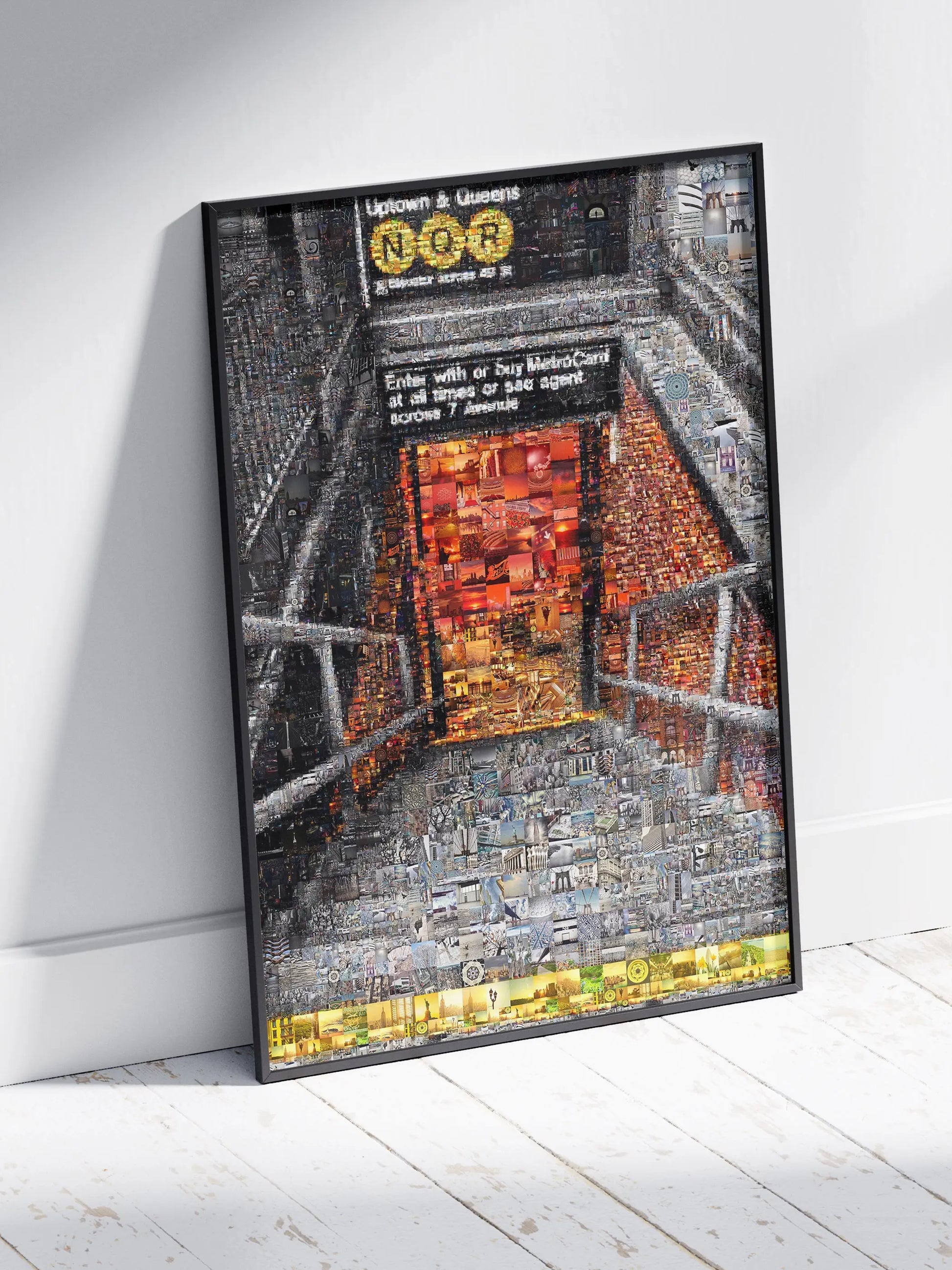 Uptown & Queens Subway Mosaic Art - Unique NYC Wall Decor for Home and Office AtelierMosaics