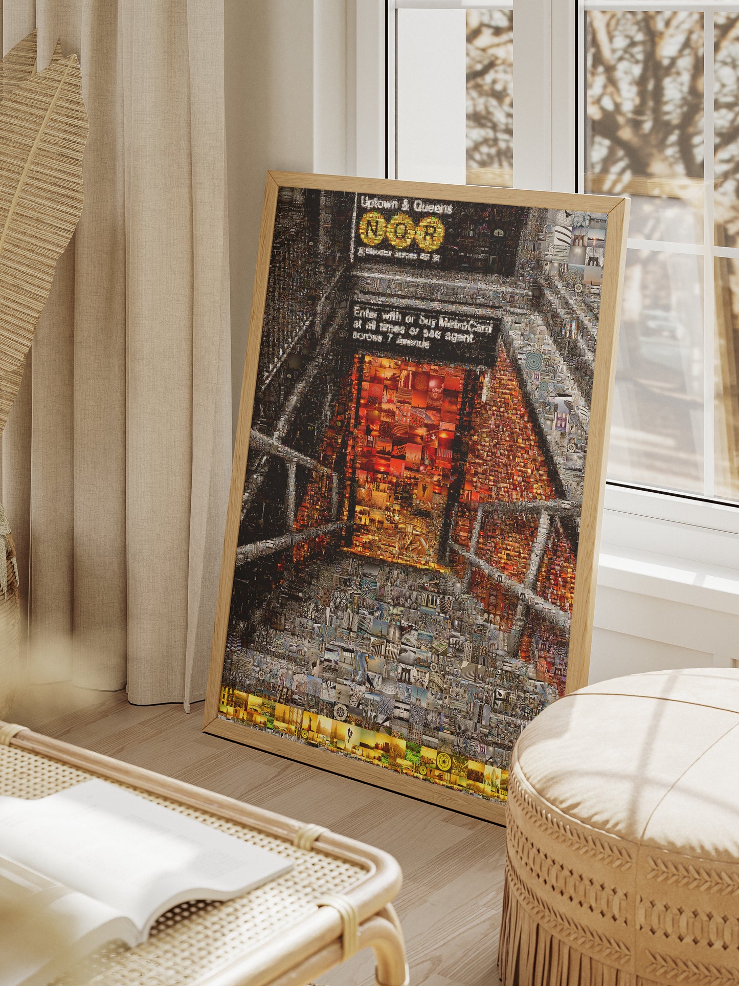 Uptown & Queens Subway Mosaic Art - Unique NYC Wall Decor for Home and Office AtelierMosaics