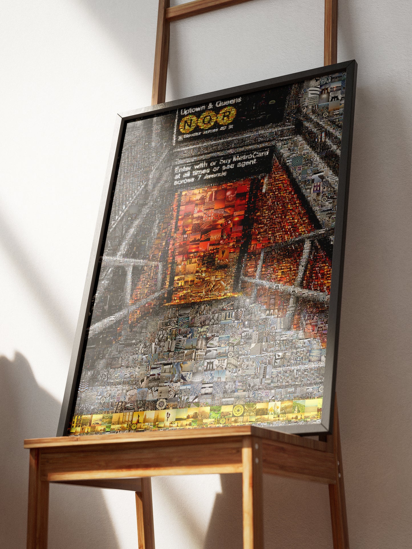 Uptown & Queens Subway Mosaic Art - Unique NYC Wall Decor for Home and Office AtelierMosaics