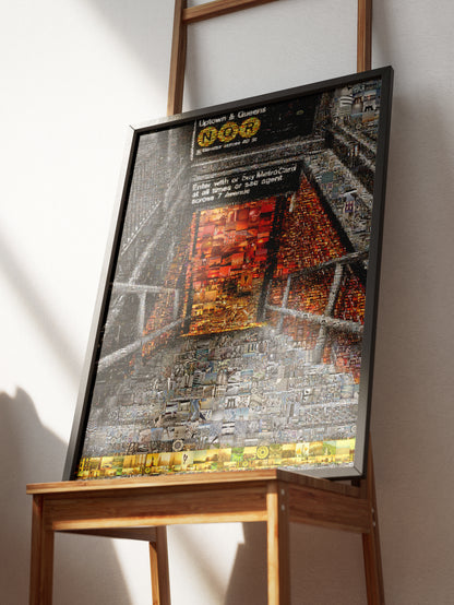 Uptown & Queens Subway Mosaic Art - Unique NYC Wall Decor for Home and Office AtelierMosaics
