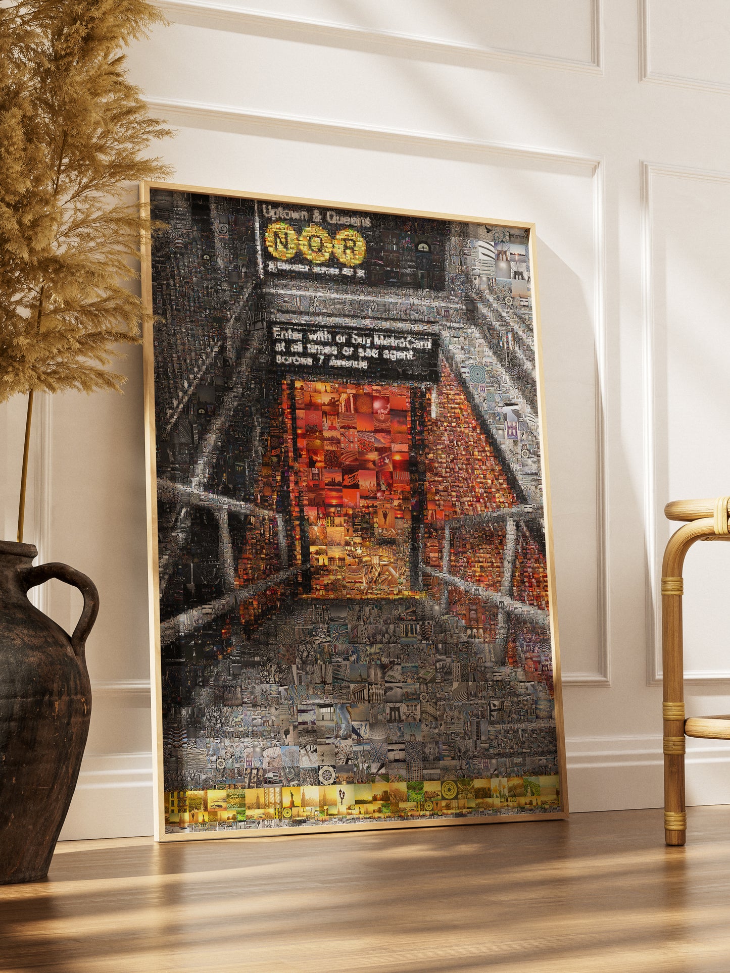 Uptown & Queens Subway Mosaic Art - Unique NYC Wall Decor for Home and Office AtelierMosaics