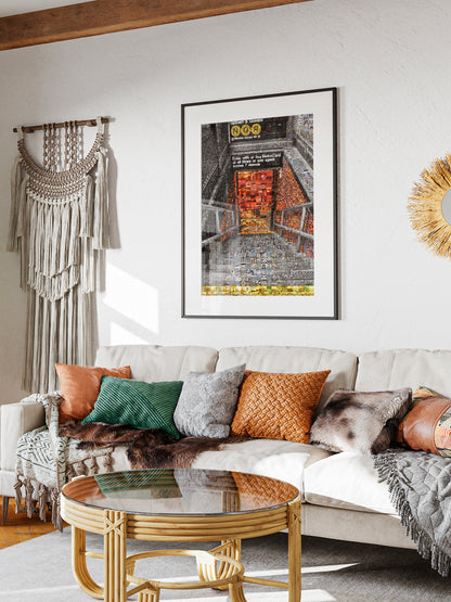 Uptown & Queens Subway Mosaic Art - Unique NYC Wall Decor for Home and Office AtelierMosaics