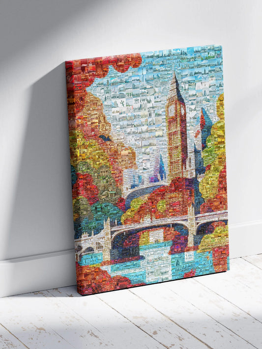 Stunning London Mosaic Artwork - Iconic Landmarks & Vibrant Colors for Modern Decor AtelierMosaics