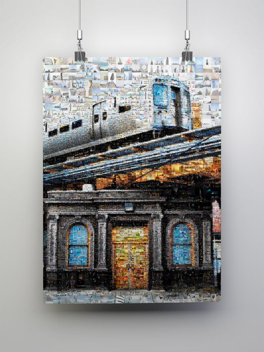 Stunning Mosaic Artwork: A Beautiful Blend of Colorful Images and Artistic Expression