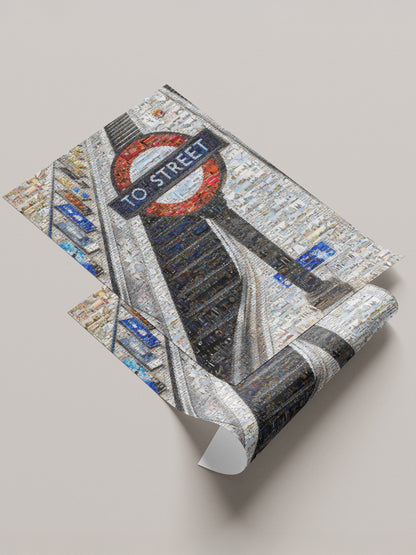 Stunning London Mosaic Art: Iconic 'To Street' Underground Sign Artwork AtelierMosaics