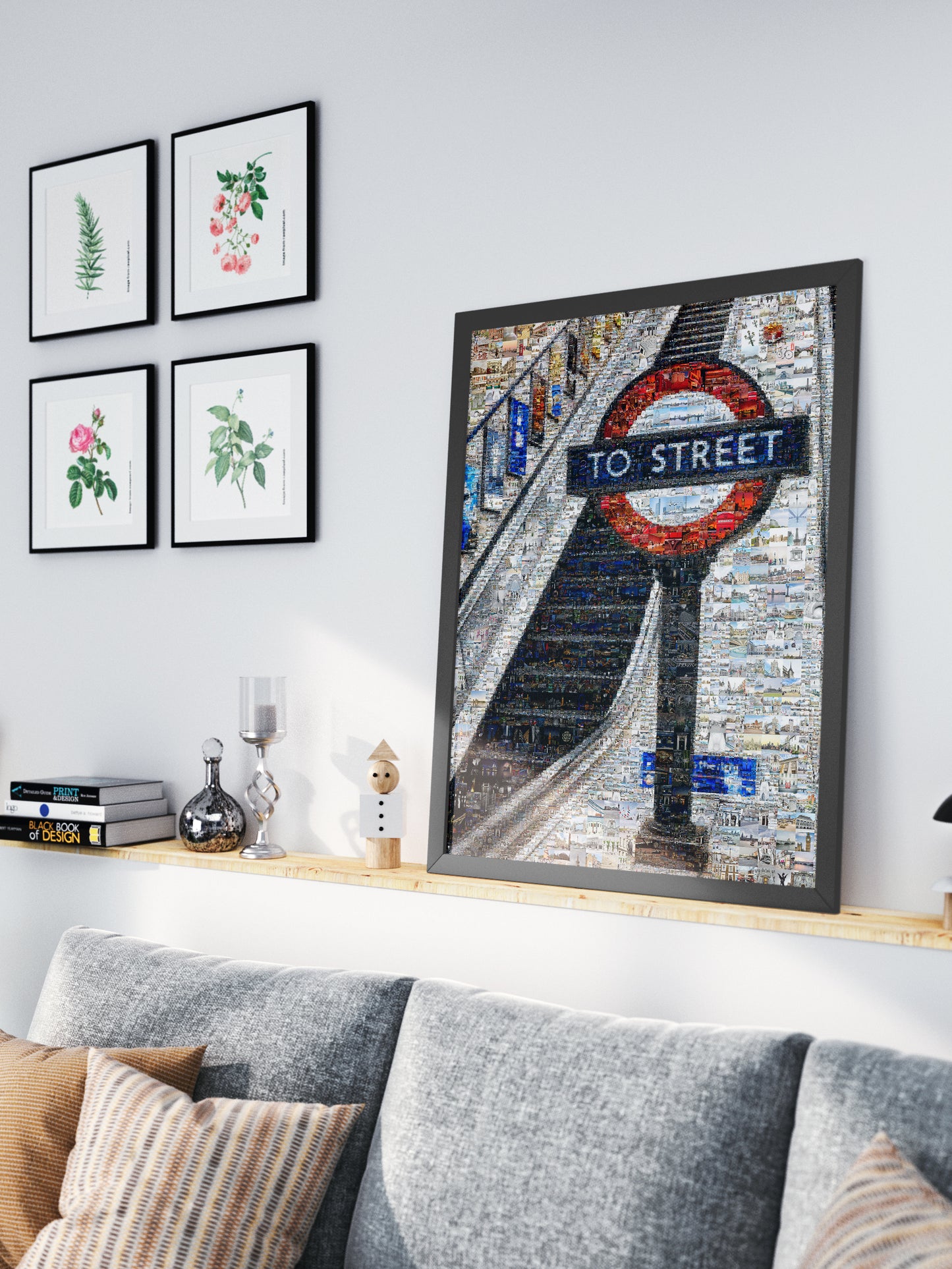 Stunning London Mosaic Art: Iconic 'To Street' Underground Sign Artwork AtelierMosaics