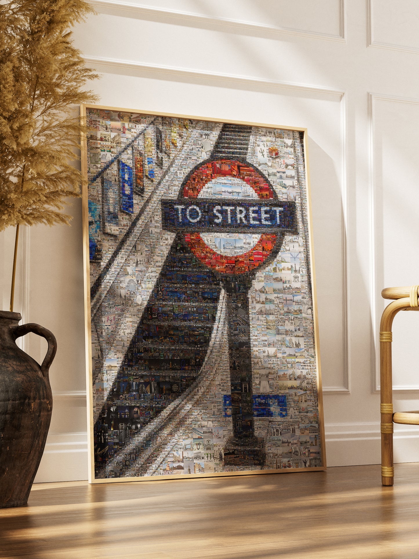 Stunning London Mosaic Art: Iconic 'To Street' Underground Sign Artwork AtelierMosaics